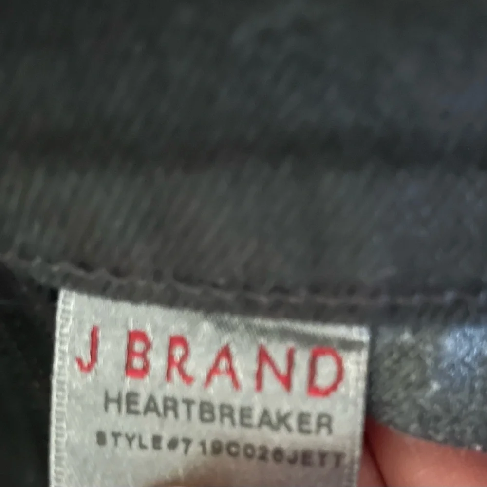 J Brand Heartbreaker Black Flare Slight Stretch Jean - Picture 3 of 11
